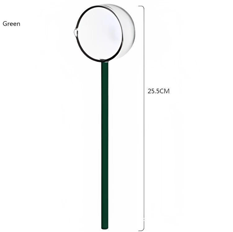 ملعقة شوربة زجاج، قطعتين - شفاف